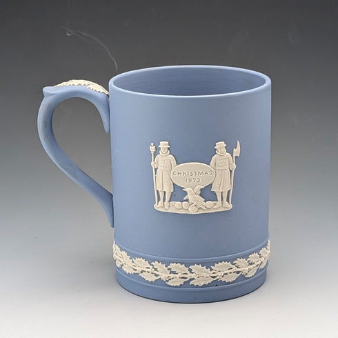 1973 British Wedgwood Jasperware Christmas mug