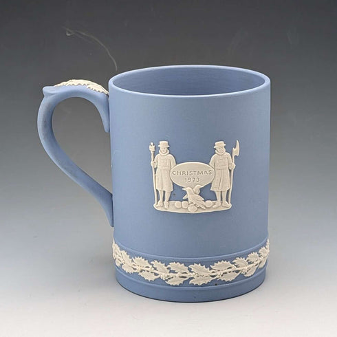 1973 British Wedgwood Jasperware Christmas mug