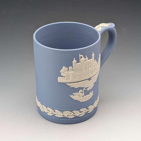 1973 British Wedgwood Jasperware Christmas mug