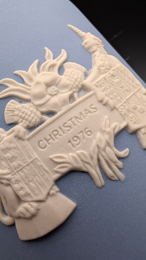 1976 Wedgwood Jasperware Christmas mug