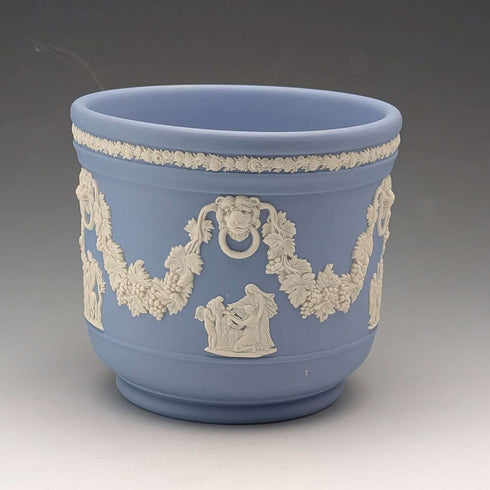 British Vintage Wedgwood Jasperware Planter Pot