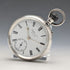 1899年 英国アンティーク J.W.Benson BANK 懐中時計 純銀オープンフェース 動作良好