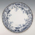 Pair of antique British Burlington pattern semi-porcelain dinner plates by Wedgwood & Co.