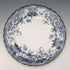 Pair of antique British Burlington pattern semi-porcelain dinner plates by Wedgwood & Co.