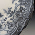 Pair of antique British Burlington pattern semi-porcelain dinner plates by Wedgwood & Co.