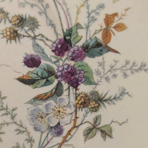 法式復古日式設計硬質陶瓷邊盤一對 ①