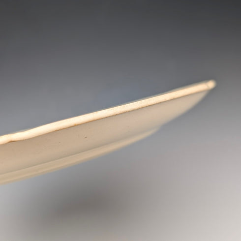 法式復古日式設計硬質陶瓷邊盤一對 ①