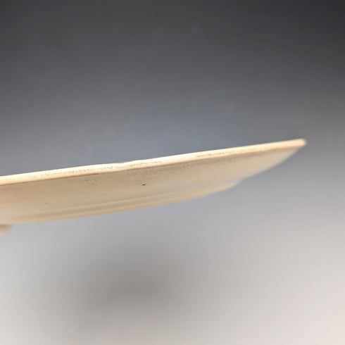 French Antique Japonism Design Hard Ceramic Side Plate Pair ②