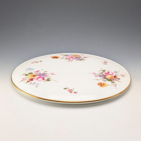 Vintage British Bone China Teapot Stand, Royal Crown Derby