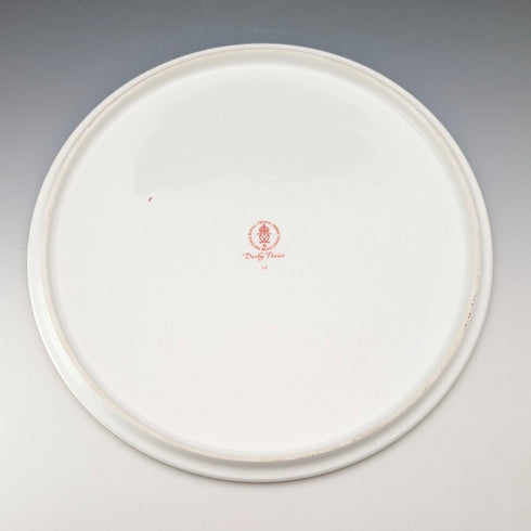 Vintage British Bone China Teapot Stand, Royal Crown Derby