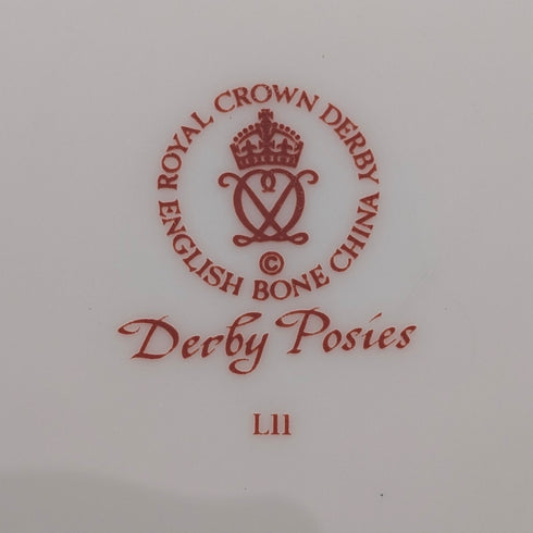 Vintage British Bone China Teapot Stand, Royal Crown Derby