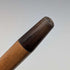 Antique Malacca Shaft Sterling Silver Rondelle Handle Walking Stick 87cm