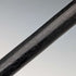 1904 British Antique Black Shaft Horn Clutch Handle Sterling Silver Decorated Walking Stick 90cm