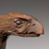 Vintage Carved Brown Shaft Eagle Head Handle Walking Stick 90cm