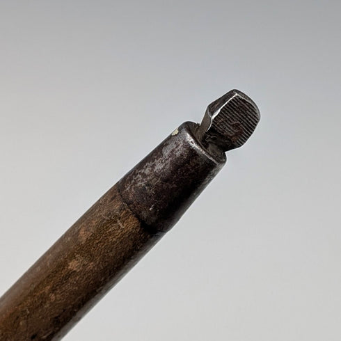 Vintage Carved Brown Shaft Eagle Head Handle Walking Stick 90cm