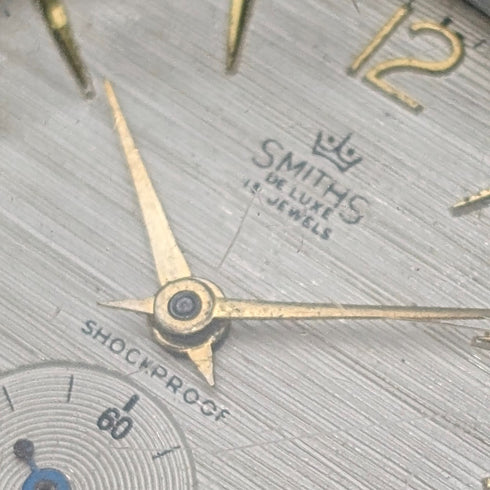 1960s British vintage Smith DeLux wristwatch, 15 jewels, mechanical, in good working order