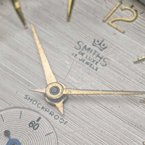 1960s British vintage Smith DeLux wristwatch, 15 jewels, mechanical, in good working order
