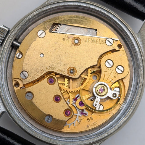 1960s British vintage Smith DeLux wristwatch, 15 jewels, mechanical, in good working order