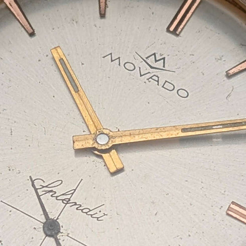 1950s Swiss MOVADO men's wristwatch, 15 jewels, gold-plated case, in good working order