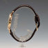 1950s Swiss Cauny men's wristwatch, 15 jewels, gold-plated case, in good working order