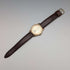 1950s Swiss Cauny men's wristwatch, 15 jewels, gold-plated case, in good working order
