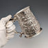 1736 Georgian Sterling Silver Large Mug with Relief, 356g, by Richard Bayley