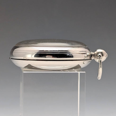 1839年英國古董懷錶,裝飾錶盤,鑰匙上弦,直徑52毫米,走時良好