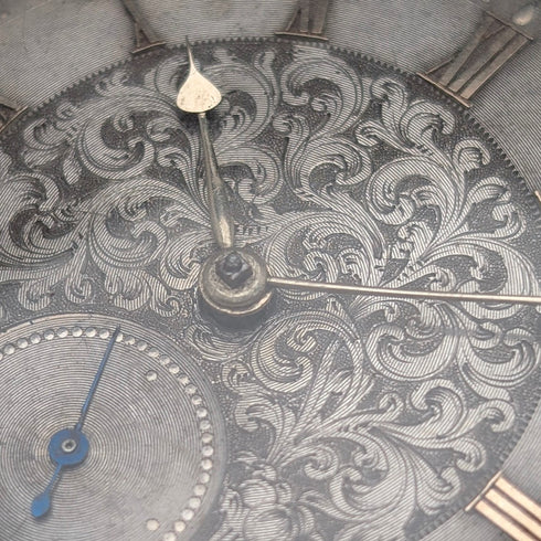 1839年英國古董懷錶,裝飾錶盤,鑰匙上弦,直徑52毫米,走時良好