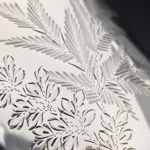 Antique British silver plate coffee pot, circa 1887, Mappin & Webb