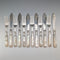 6-Pair British Antique Mother-of-Pearl Dessert Cutlery, Circa 1924, Barker Bros