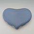 Vintage British Wedgwood Jasperware Heart-Shaped Trinket Box, Pale Blue, with Box and Instructions