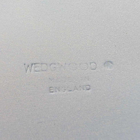 Vintage British Wedgwood Jasperware Heart-Shaped Trinket Box, Pale Blue, with Box and Instructions