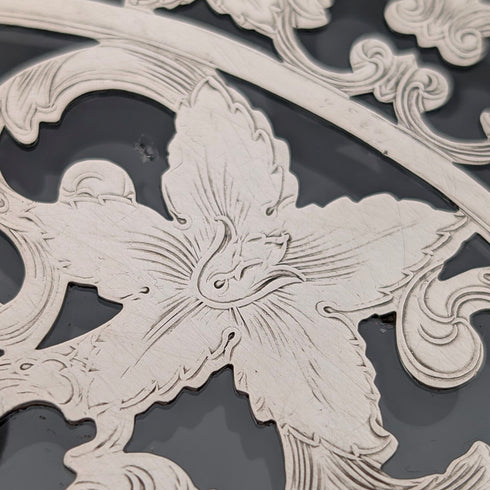 20世紀早期美國銀質包覆隔熱墊,韋伯斯特公司