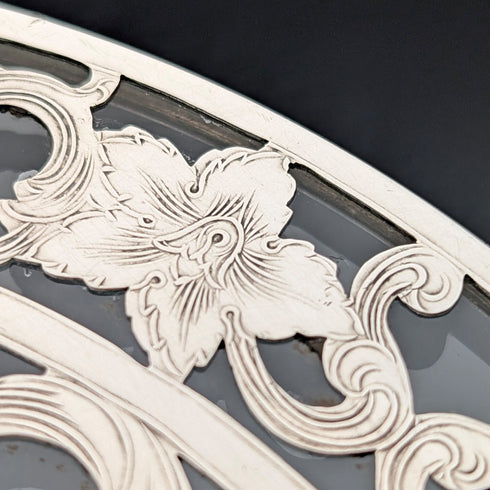 20世紀早期美國銀質包覆隔熱墊,韋伯斯特公司