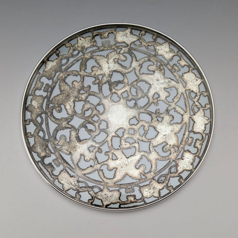 20世紀早期美國銀質包覆隔熱墊,韋伯斯特公司