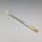 1900 British Antique Small Fork with Mother-of-Pearl Handle and Pure Silver Blade, William Devenport