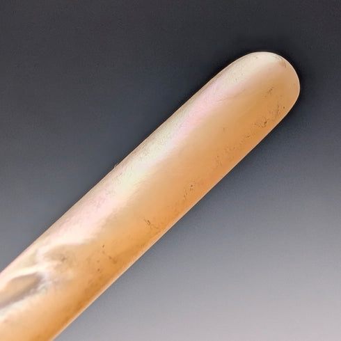 1922 British Antique Small Fork with Mother-of-Pearl Handle and Pure Silver Blade, Adie & Lovekin Ltd