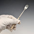 1922 British Antique Small Fork with Mother-of-Pearl Handle and Pure Silver Blade, Adie & Lovekin Ltd