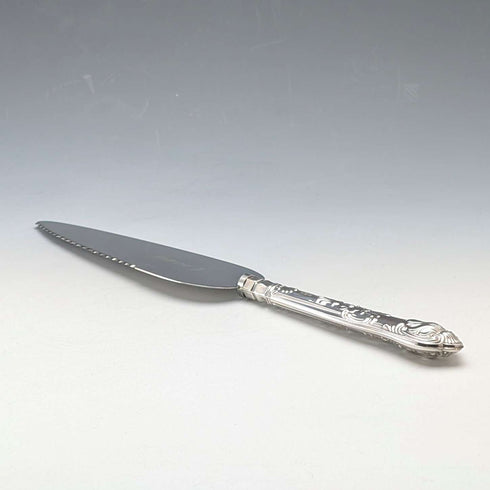 1975年英國復古純銀手柄蛋糕切片器,帶盒,Harrison Brothers出品