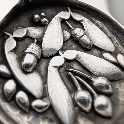 英国ヴィンテージ 純銀製 小型トリンケットボックス 79g Keith Smith