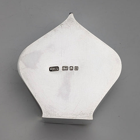 英国ヴィンテージ 純銀製 小型トリンケットボックス 79g Keith Smith