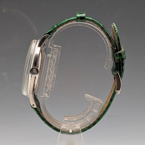 約1943年歐米茄(Omega)2325/8型男士機械腕錶,「Jumbo」錶盤,綠色錶帶,走時良好