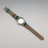 Circa 1943 Omega Ref. 2325/8 Men's Mechanical Wristwatch "Jumbo" Black Dial Green Strap Good Working Condition