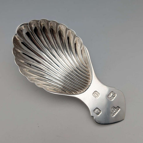 1978 British Vintage Sterling Silver Tea Caddy Spoon, 20.5g, A Chick & Sons Ltd, Case Included