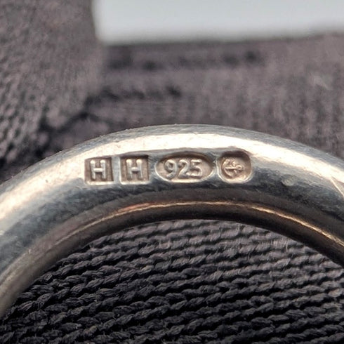 英国ヴィンテージ 純銀製 コイルデザインチェーン ネックレス46cm 91g HH