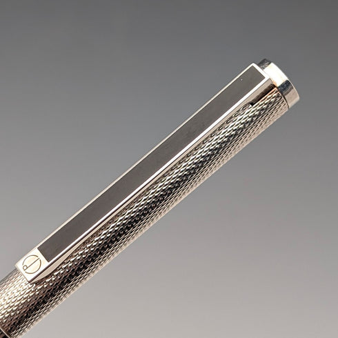 ドイツヴィンテージ ダンヒル ベースメタル製 ボールペン ケース、クロス付き