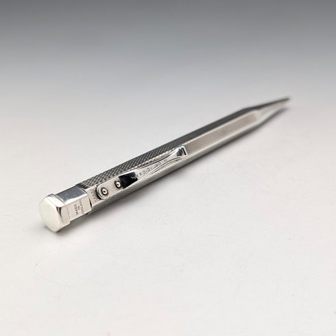 1959年 英国ヴィンテージ ヤード・オ・レッド 純銀製 ヘキサゴン 推進式シャープペンシル