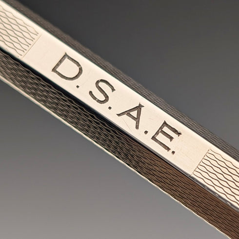 1959年 英国ヴィンテージ ヤード・オ・レッド 純銀製 ヘキサゴン 推進式シャープペンシル