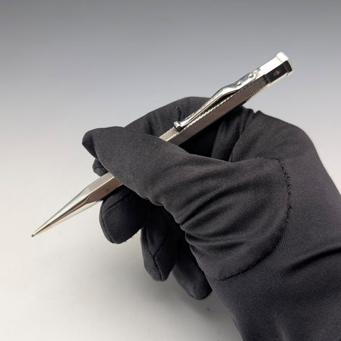 1959年 英国ヴィンテージ ヤード・オ・レッド 純銀製 ヘキサゴン 推進式シャープペンシル