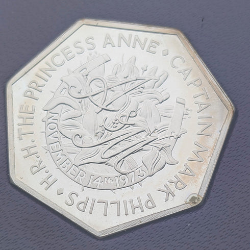 1973年 英国アン王女ご成婚記念 純銀コイン6枚セット 銀重量50g Ppbjoy Mint ltd